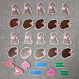 Магнитная математика Зайчики и Ёжики, фото 3