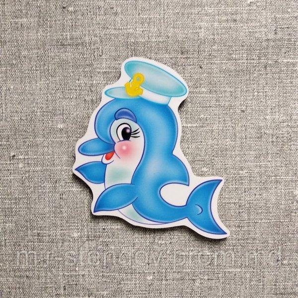 Дельфинчик с магнитом. Фигурка для магнитной доски, фото 1