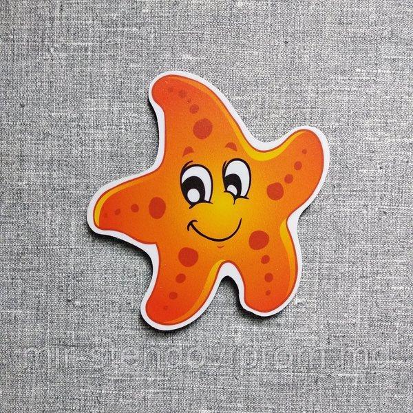 Морская звезда с магнитом. Фигурка для магнитной доски, фото 1