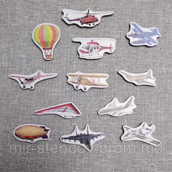 Летающие аппараты. Магнитики развивающие. Набор, фото 1