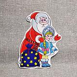 Дед Мороз и Снегурочка. Декоративная наклейка, фото 2