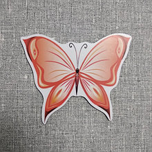 Бабочка розовая. Настенная декорация для детского сада.