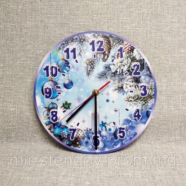Настенные часы Новогодние 40 см - фото 1 - id-p5995354