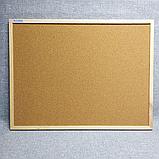 Доска пробковая. Пробковый стенд (деревянная рамка) Интеллект, фото 4