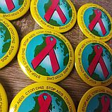 Значок Стоп СПИД, фото 2