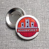 Значок c логотипом команды BOGO BASKET