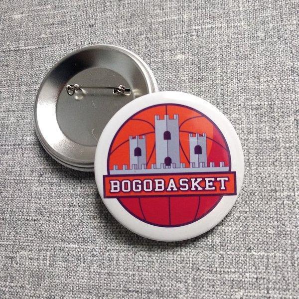Значок c логотипом команды BOGO BASKET, фото 1