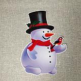 Наклейка Снеговик, фото 3