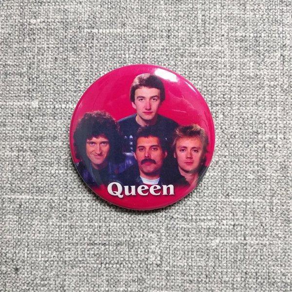Коллекция значков с изображением музыкальных групп и исполнителей 80-х 50 мм, рок-группа "Queen" - фото 1 - id-p10107925