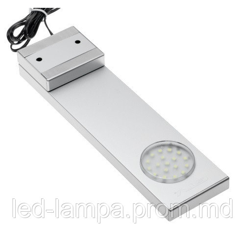 Светодиодный LED светильник GTV VITORIA для шкафов, 0,9W, 6400K, IP20, DC12V, алюминий. ПОЛЬША! - фото 1 - id-p10121899