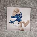 Наклейка на выключатель Смурф, фото 2