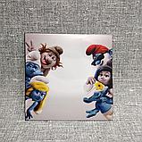 Наклейка на выключатель Смурфики 3, фото 3