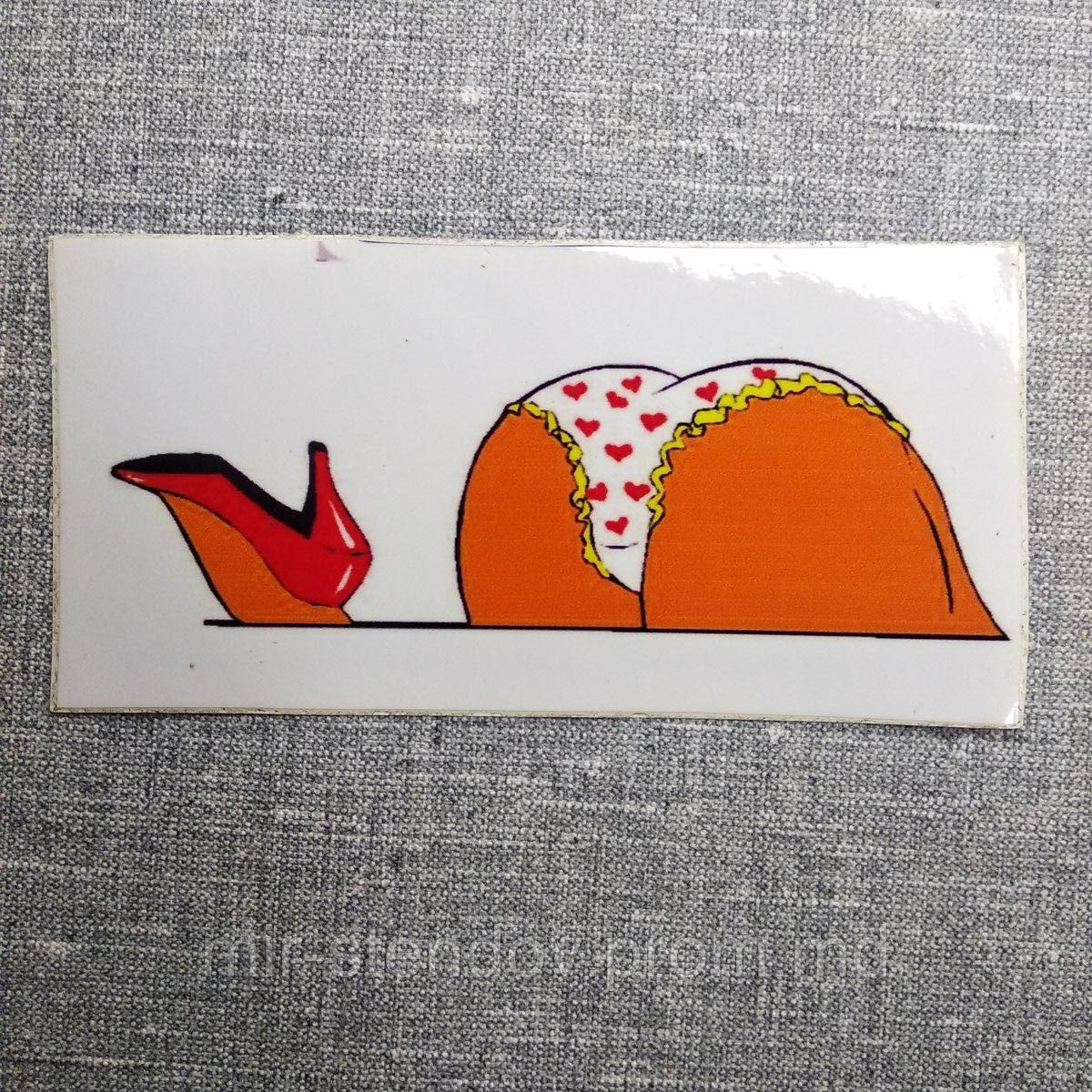 Наклейка на автомобиль Женская попа в трусиках, фото 1