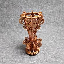 Универсальная декоративная ваза. Изделие из дерева