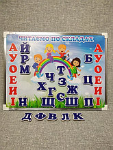 Магнитный набор Читаем по слогам