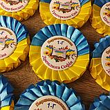 Выпускник младшей школы. Значок с розеткой Символика, фото 4