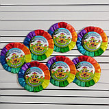 Значок для выпускника и первоклассника с розеткой Радужная. Именной, фото 3