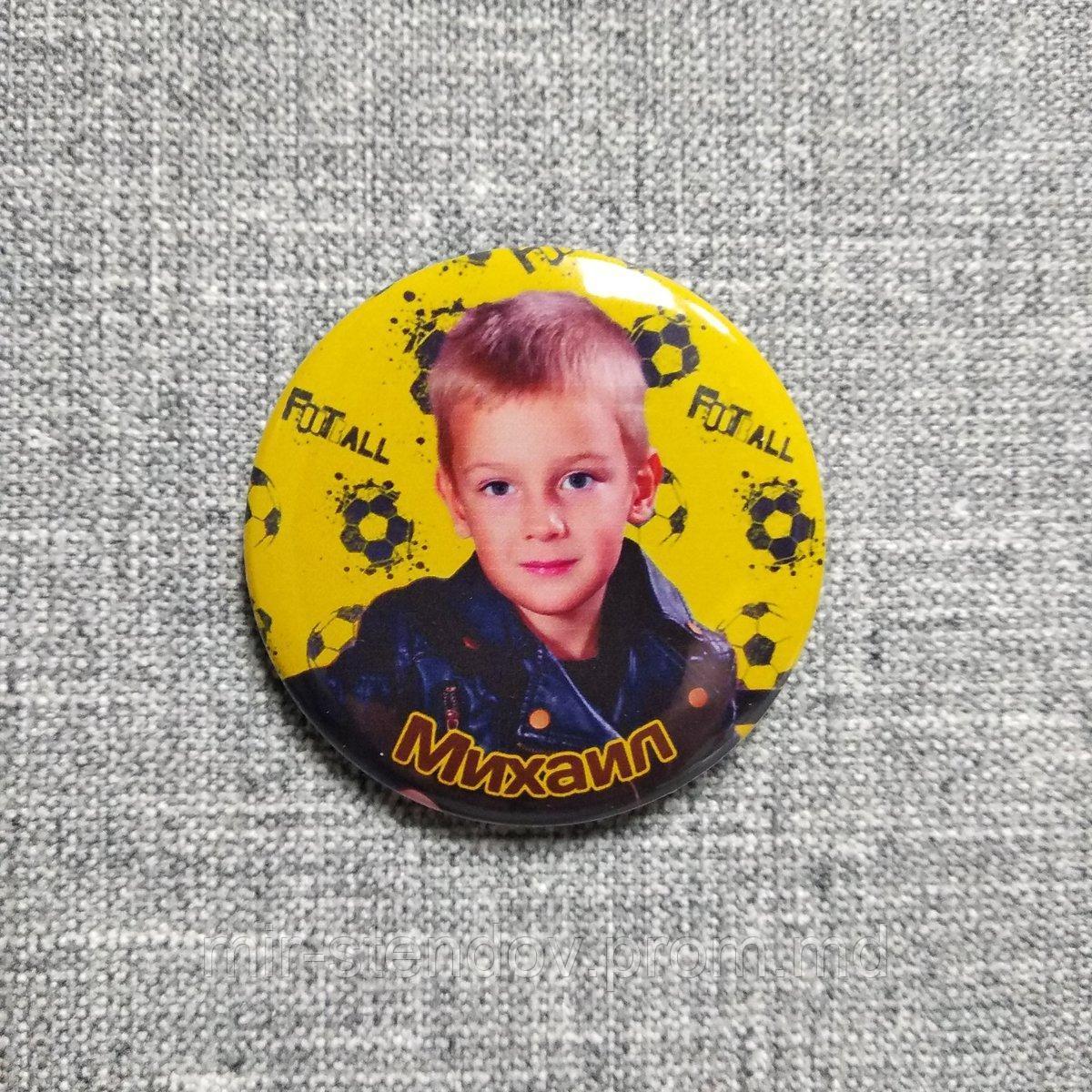 Значок Футбол, Фотозначок, фото 1