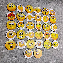 Набор развивающих карточек-фигурок "Эмоции" (32 шт)