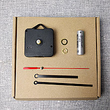 Часовой механизм для настенных часов со стрелками, навесом и батарейкой