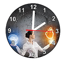 Настенные часы "Душевное равновесие". Круглые