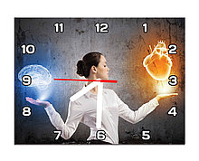 Настенные часы "Душевное равновесие". Прямоугольные