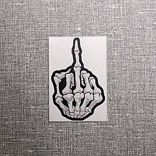 Наклейка на автомобиль Фак