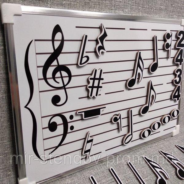 Магнитное обучающее пособие Музыкальный диктант-2, фото 1