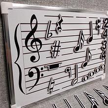 Магнитное обучающее пособие Музыкальный диктант-2