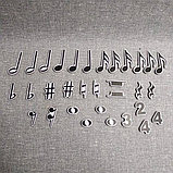 Магнитное обучающее пособие Музыкальный диктант-2, фото 4