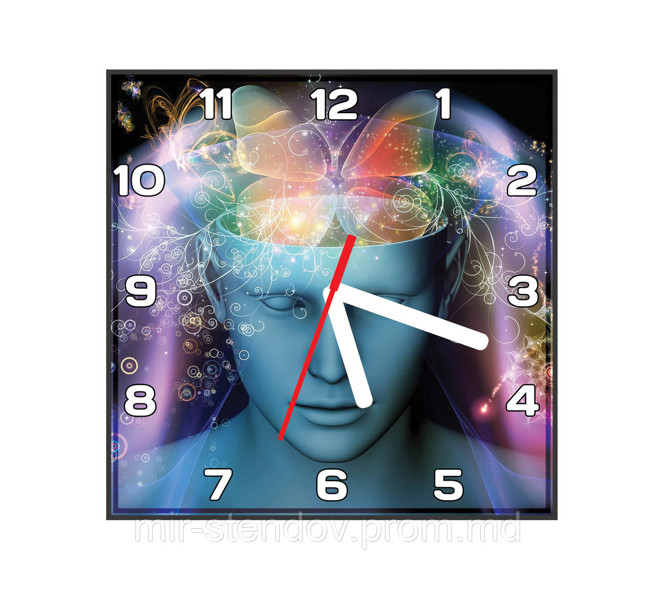 Настенные часы "Светлые мысли". Квадратные, фото 1