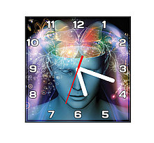 Настенные часы "Светлые мысли". Квадратные