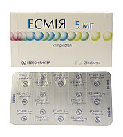 Таблетки Эсмия/Esmya (5 мг, 28 шт.)