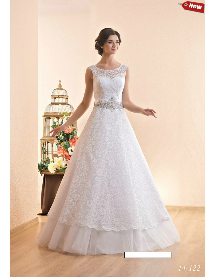 Свадебное платье (обычная фатиновая юбка, оригинальная модель) - фото 1 - id-p10123315