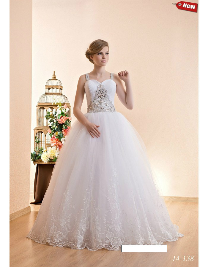 Свадебное платье (обычная фатиновая юбка, оригинальная модель) - фото 1 - id-p10123331