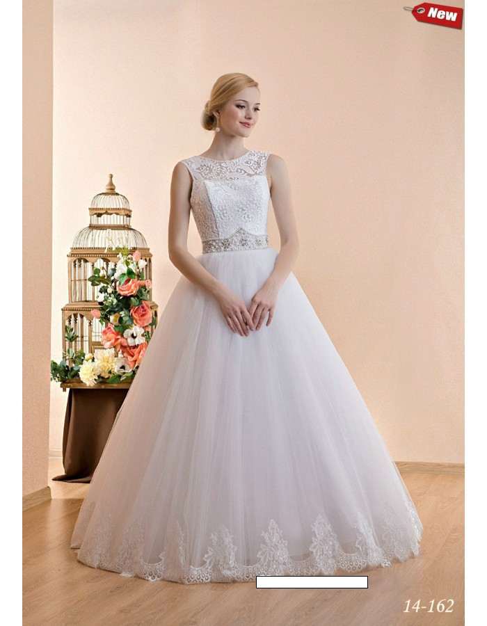 Свадебное платье (обычная фатиновая юбка, оригинальная модель) - фото 1 - id-p10123350