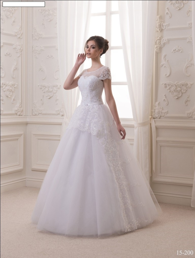 Свадебное платье (обычная фатиновая юбка, оригинальная модель) - фото 1 - id-p10123386
