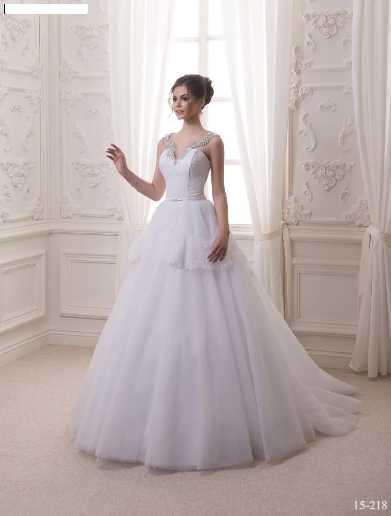 Свадебное платье (обычная фатиновая юбка, оригинальная модель) - фото 1 - id-p10123404