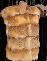 Жилет из меха лисы "Тина"