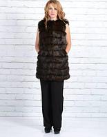 Жилет из лисы тонированной в роспуск