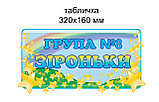 Табличка для группы оригинальная Звездочки, фото 3