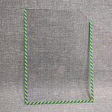 Карман для стенда А-4 вертикальный в  Желто-голубой окантовке, фото 2