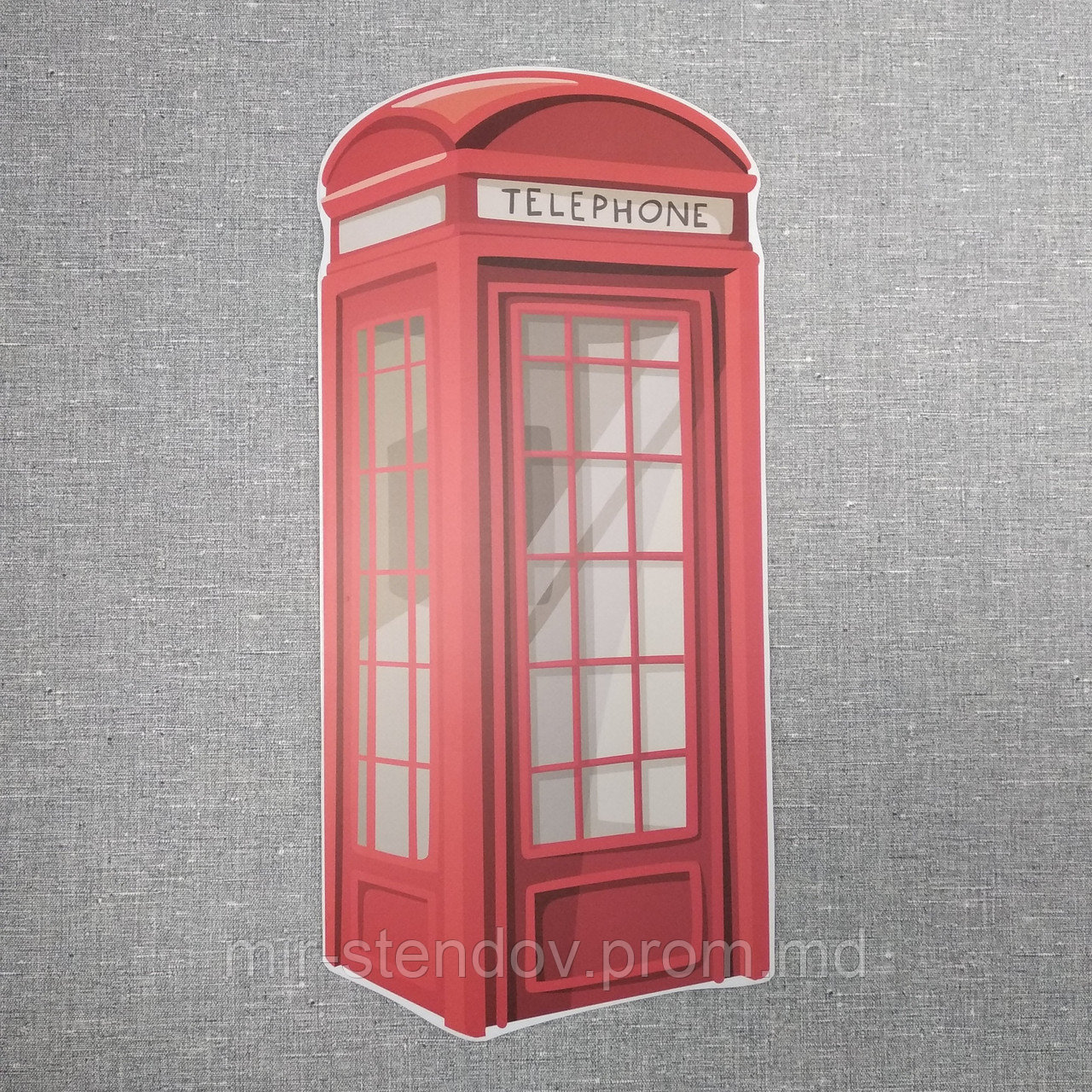 Телефонная будка. Настенная декорация для кабинета английского языка, фото 1