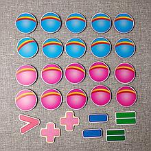 Магнитная математика Мячики