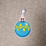 Наклейки интерьерные для стен и окон Ёлочная игрушка, фото 2