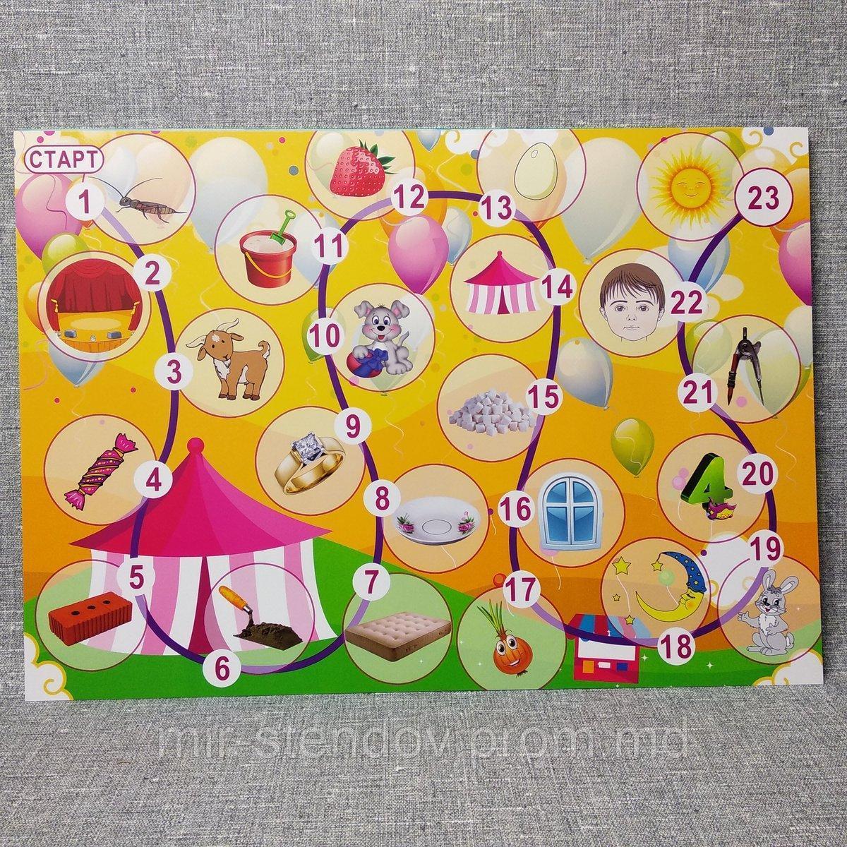 Автоматизация звука Ц. Настольная игра-пособие для логопеда, фото 1