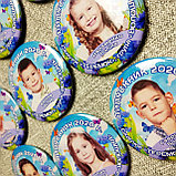 Значок Выпускник группы "Василек". С фотографией выпускников, фото 3