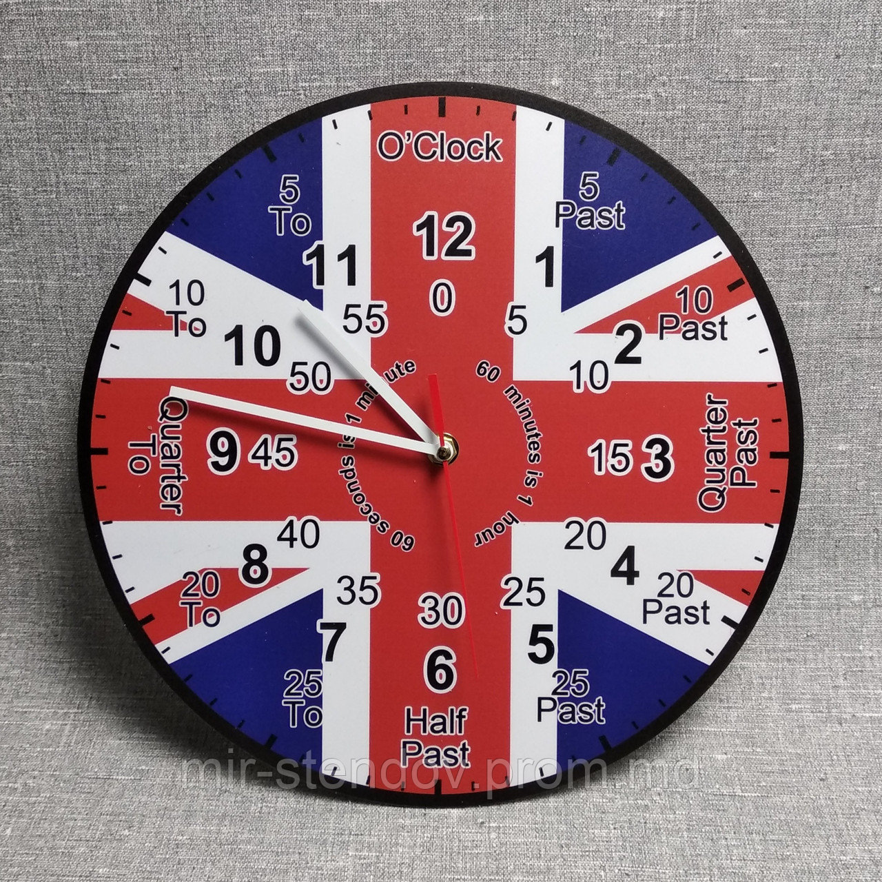 Часы для кабинета английского языка. Обучающие - фото 1 - id-p9522972