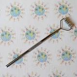 Зонд логопедический Ёжик с металлической ручкой, фото 3