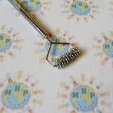 Зонд логопедический Ёжик с металлической ручкой, фото 4